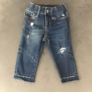 BabyGap boy’s distressed jeans slim fit.